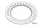 Диск календаря,<br>ETA 955.111, 955.112, 955.114